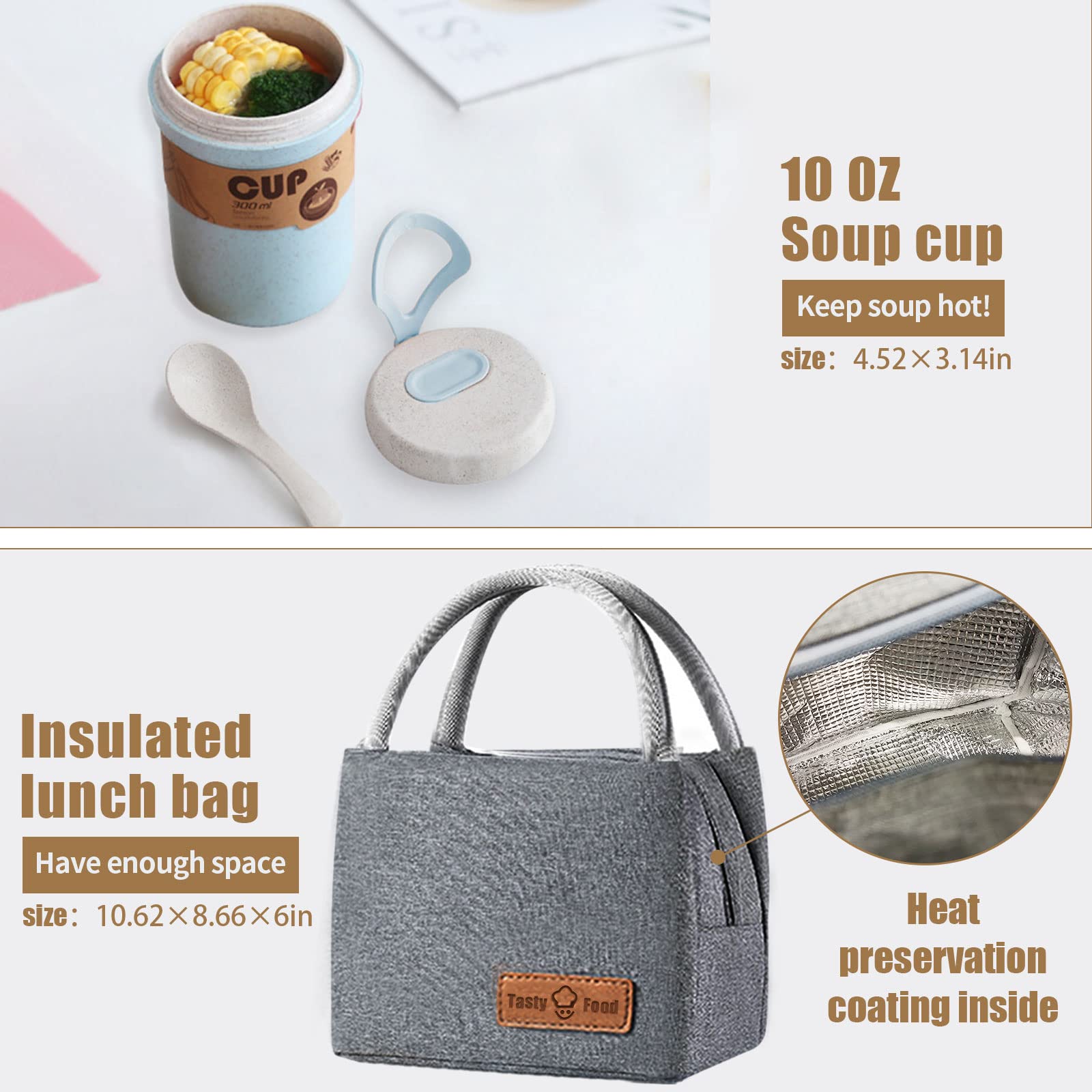 DearHomie Bento Box recipiente para salsa mantiene sabores y organización.