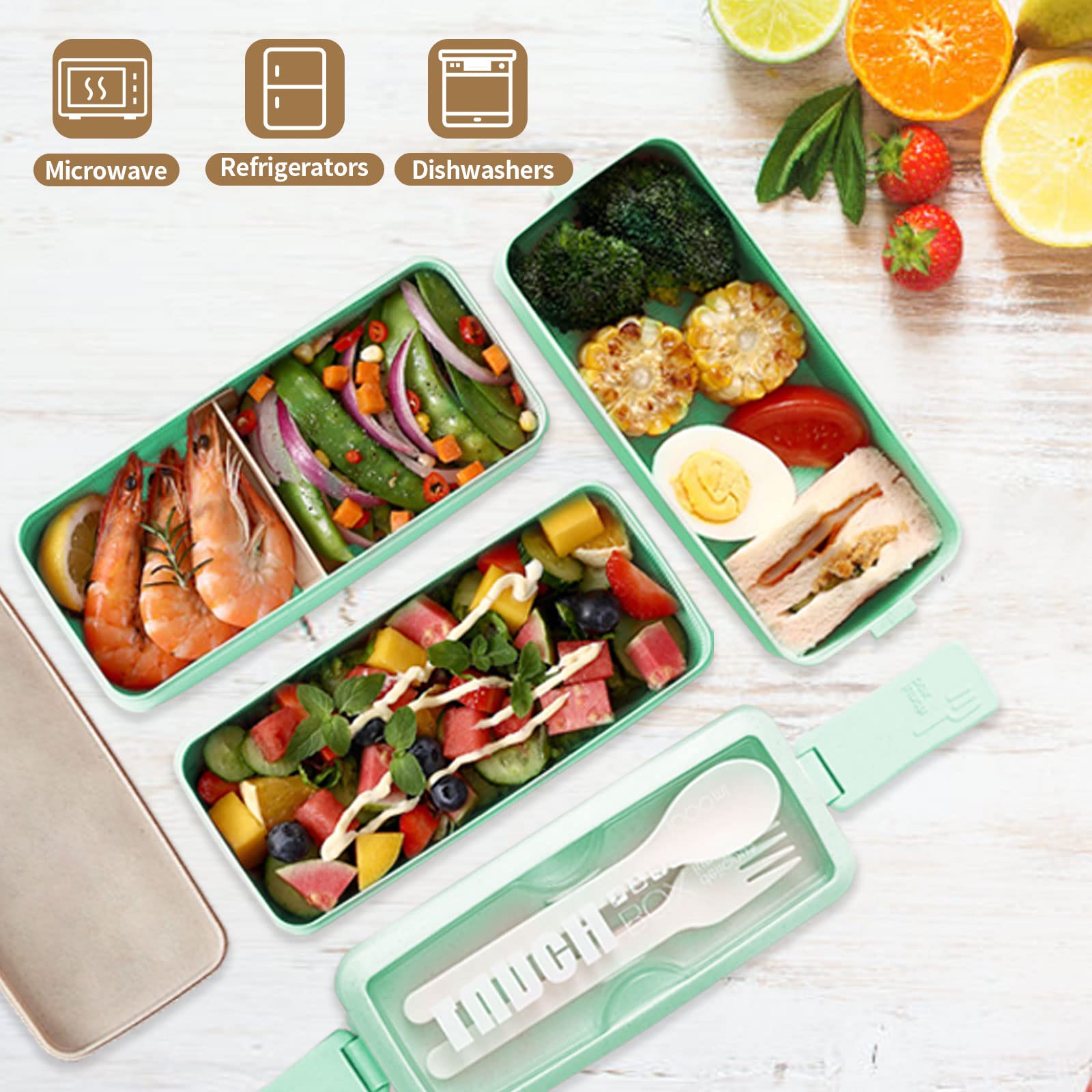 DearHomie kit lonchera aislada incluye accesorios prácticos para picnics.