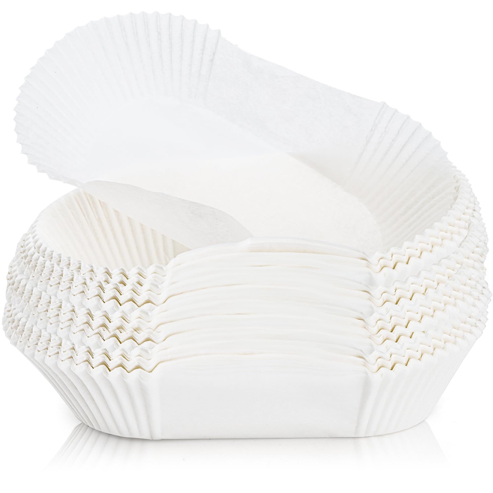 DEAYOU forro de pan ovalado blanco, ideal para hornear panes y postres sin pegar