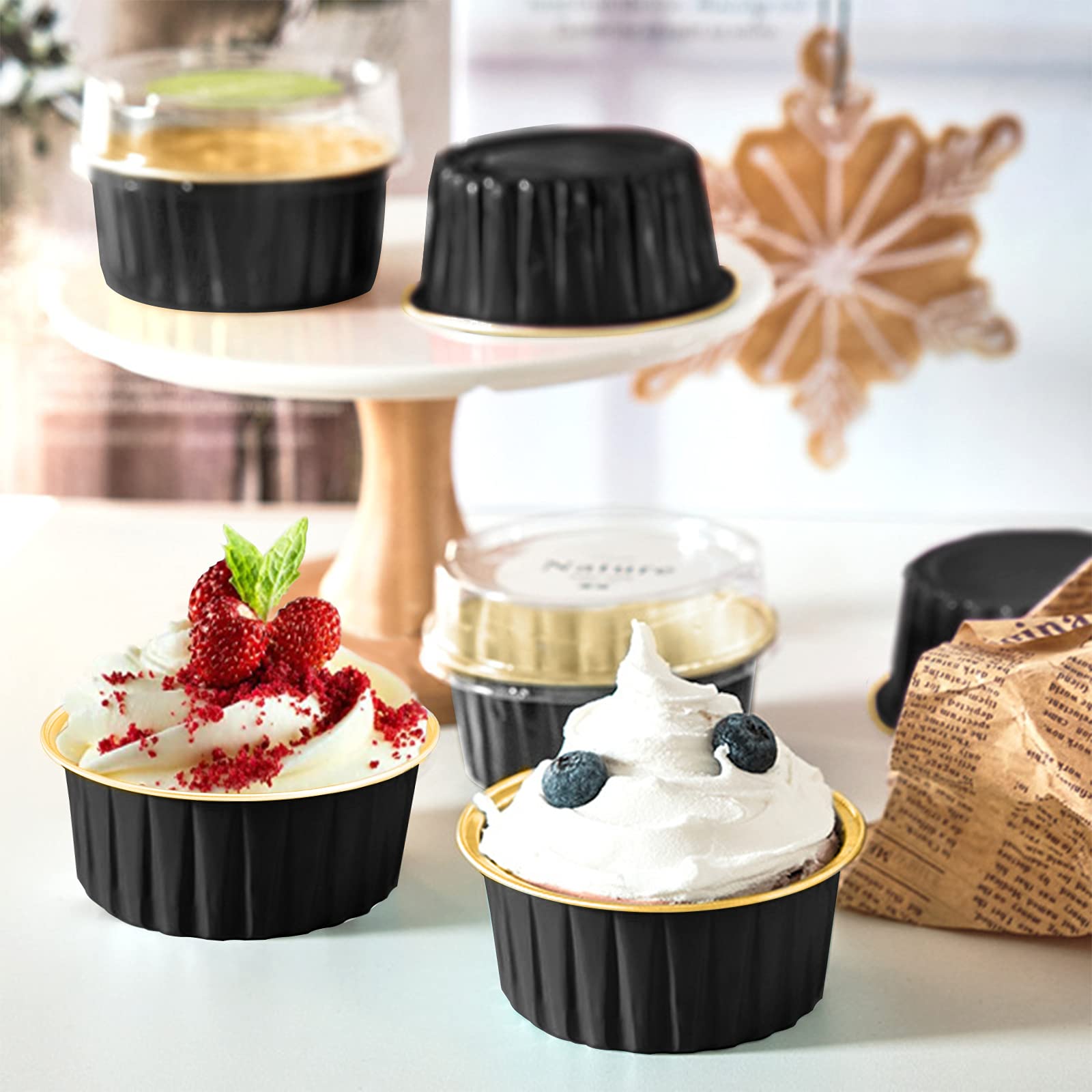 Pack DEAYOU de 100 ramequines desechables para eventos.