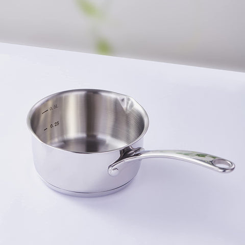 DEAYOU pan tamaño compacto aporta estabilidad y se guarda fácilmente en cocinas pequeñas.