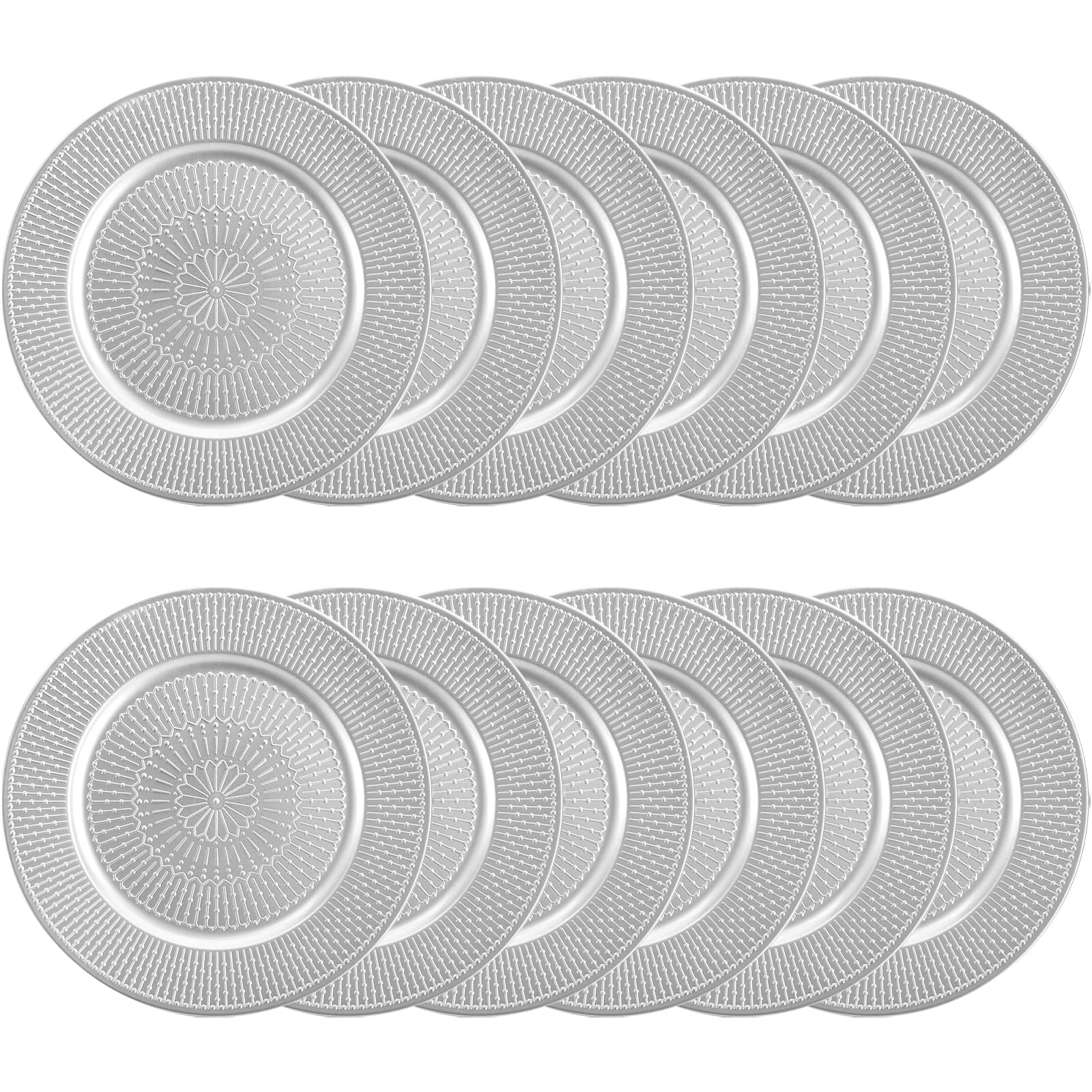 DEAYOU plato-cargador reutilizable 13 pulgadas, ideal para uso repetido y ahorro.