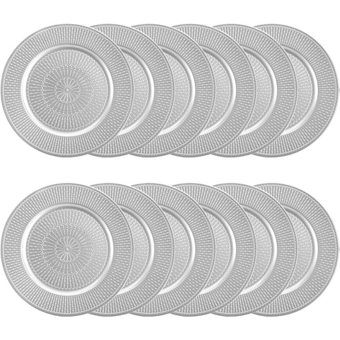 DEAYOU plato-cargador reutilizable 13 pulgadas, ideal para uso repetido y ahorro.