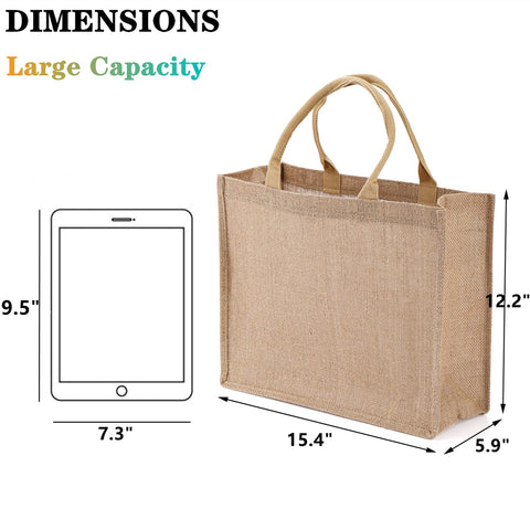 DEAYOU tote-yute-interior-laminado-resistente, perfecto para compras diarias
