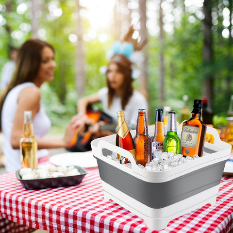 DEBECTY cubo hielo para fiestas 8,5 L, gran capacidad para bebidas frías.