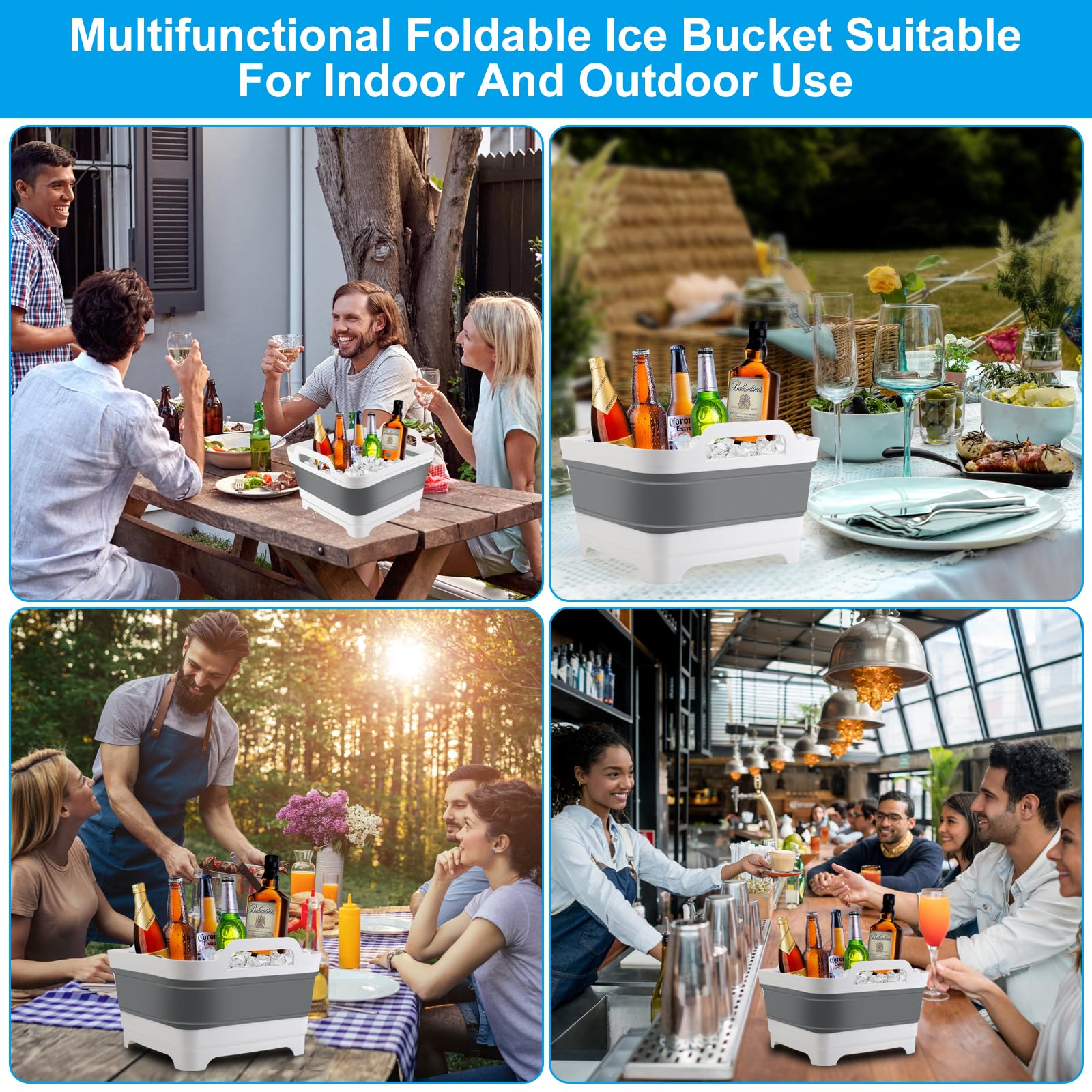 DEBECTY cuchara hielo incluida, servicio rápido en eventos.