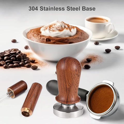 Tamper Decdeal 51mm compatible con portafiltros de espresso.
