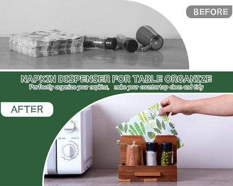 Dispensador de servilletas ergonómico y compacto de Decent Vrvege