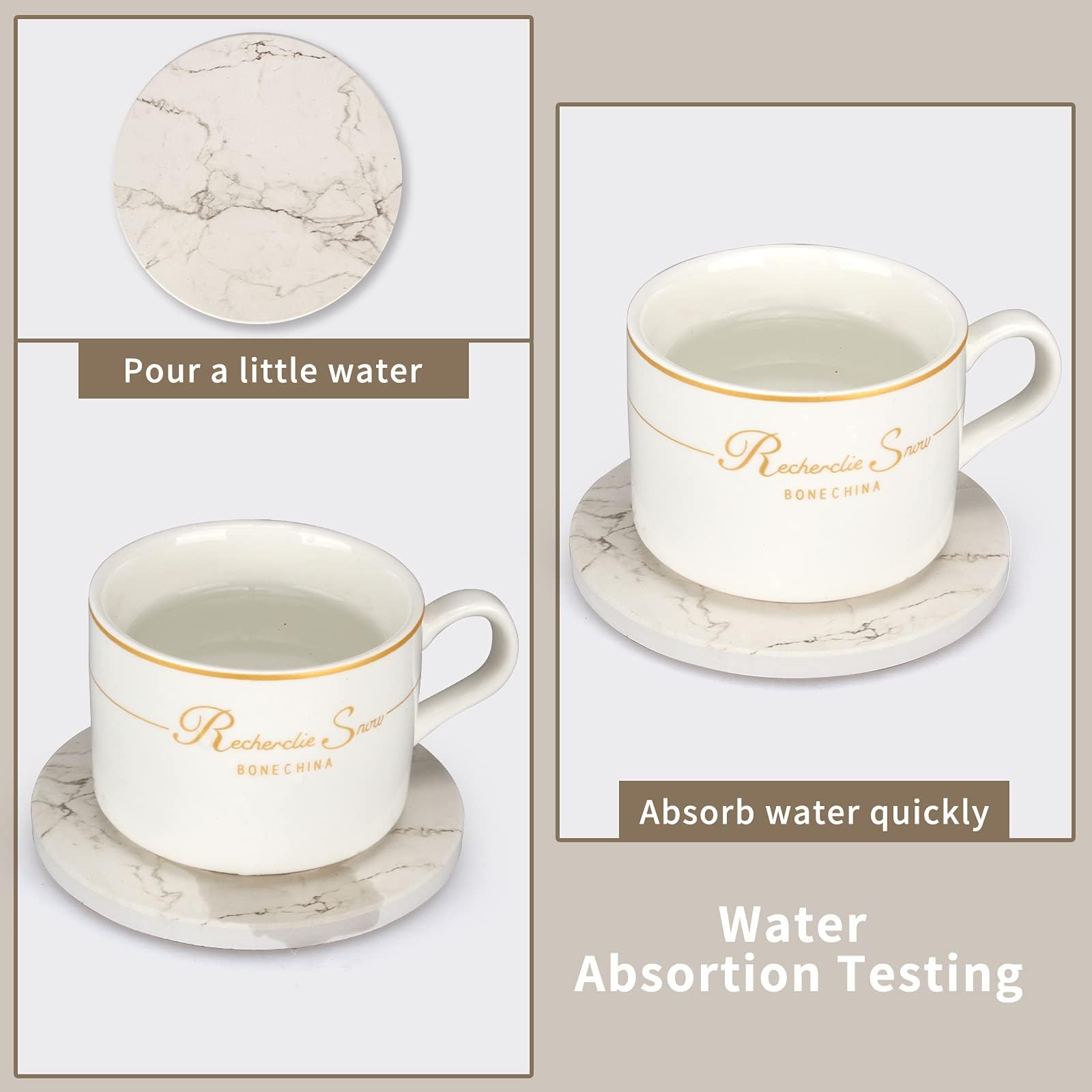 Deceram posavasos de 10 cm para tazas y vasos