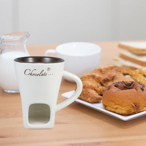 DECHOUS tenedores fondue cerámica, utensilios prácticos para disfrutar fondue