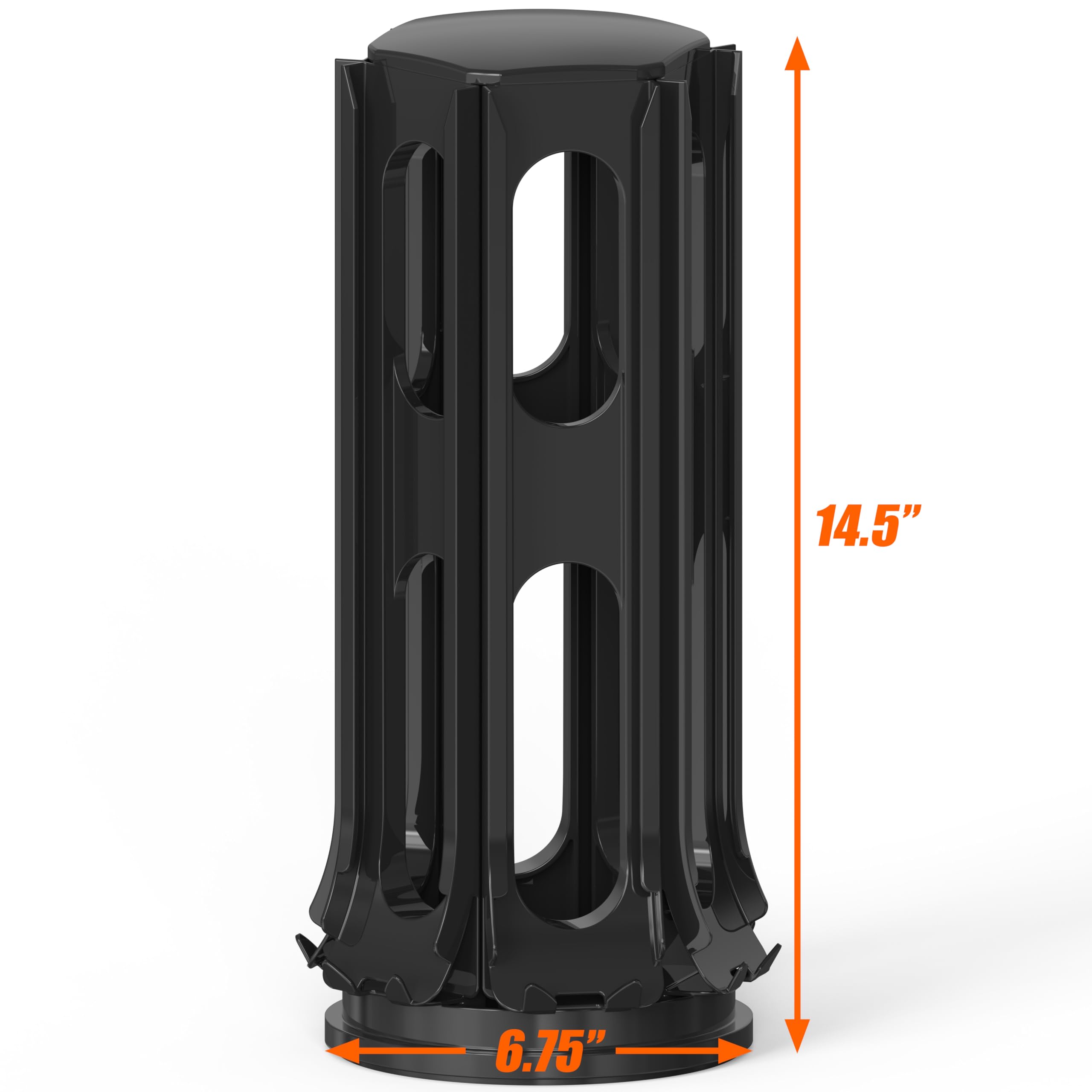 Diseño vertical optimiza la encimera sin perder estilo ni comodidad.