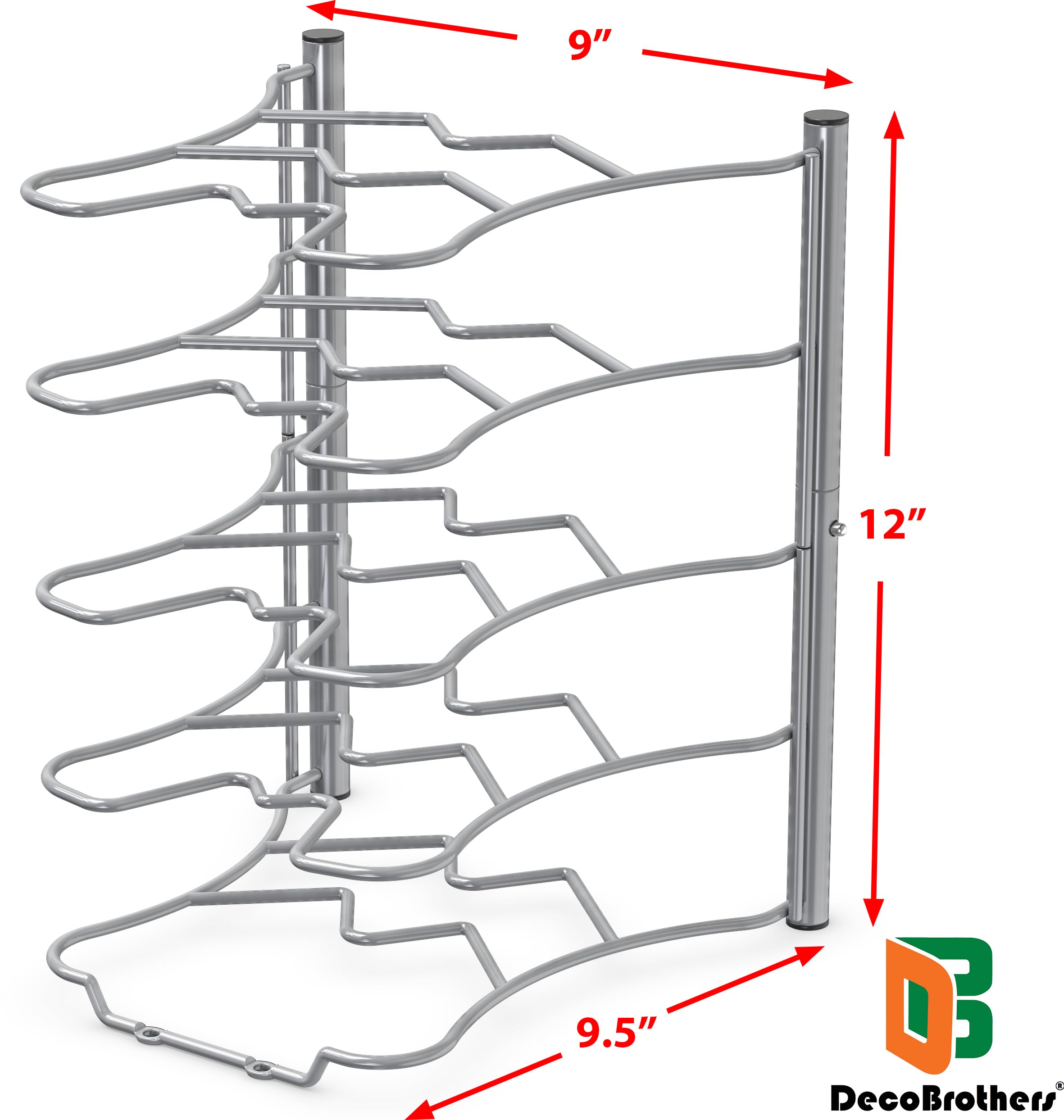 Organizador Deco Brothers con instalación vertical horizontal para flexibilidad