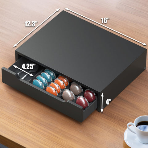 Superficie de madera Deco Brothers, base estable para tu cafetera.