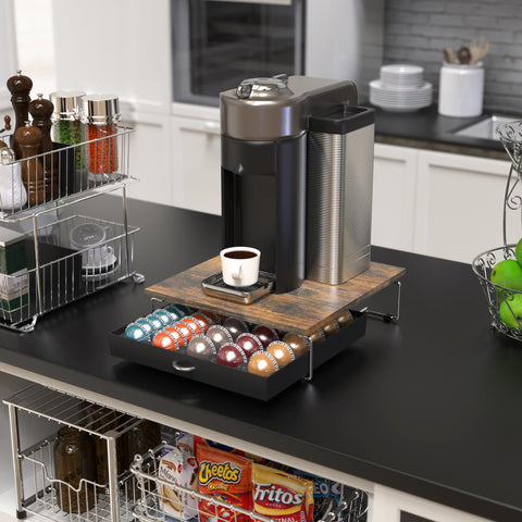 Deco Brothers Supreme Vertuoline Drawer para 60 cápsulas pequeñas, acceso rápido a tus pods favoritos.
