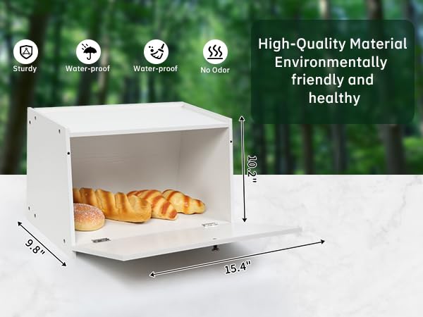 DECOCIAGA panera, dimensiones amplias, adecuada para cocinas grandes o cafeterías.