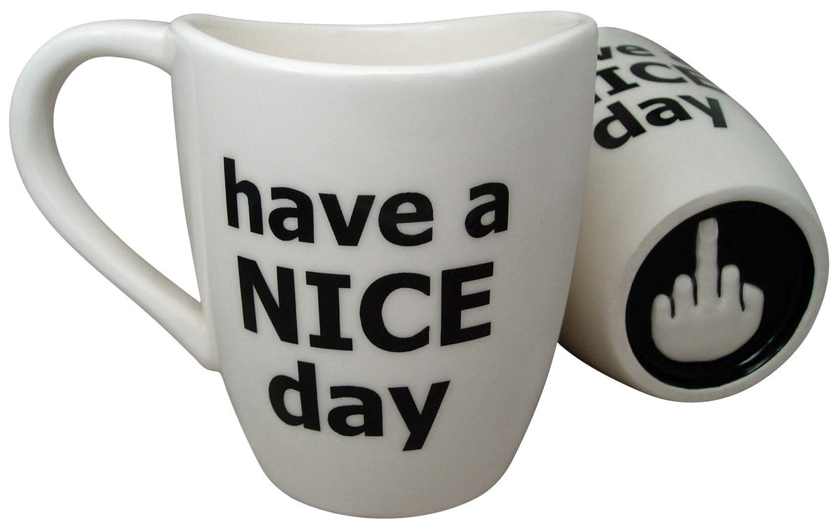 Taza Decodyne de 14 oz lista para café, perfecta para empezar el día.