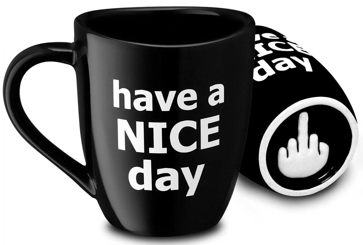 Taza Decodyne divertida, frente visible, ideal como regalo humorístico para colegas