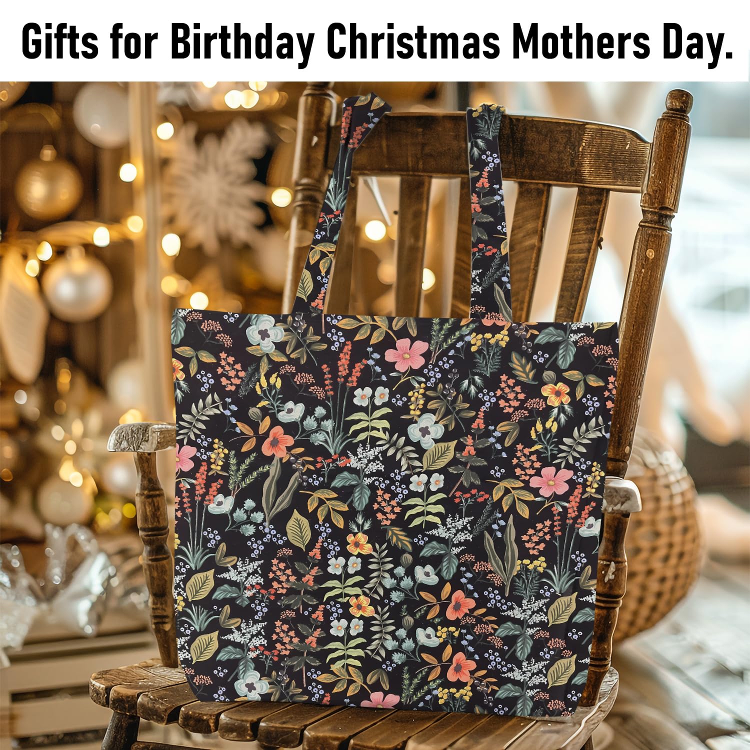 Regalo ideal Decohim tote floral para mujeres y amigas