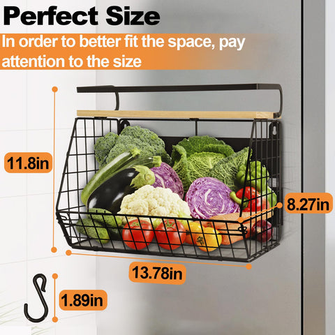 DecorDudz estantería frigorífico 2 en 1, ahorro de espacio