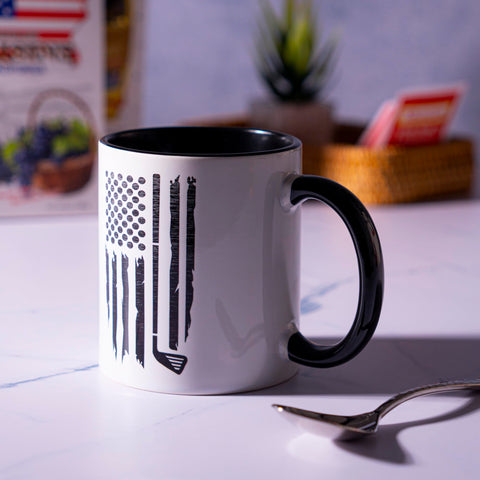 Decorluxes taza golf papa 11oz mango ergonomico, agarre cómodo.