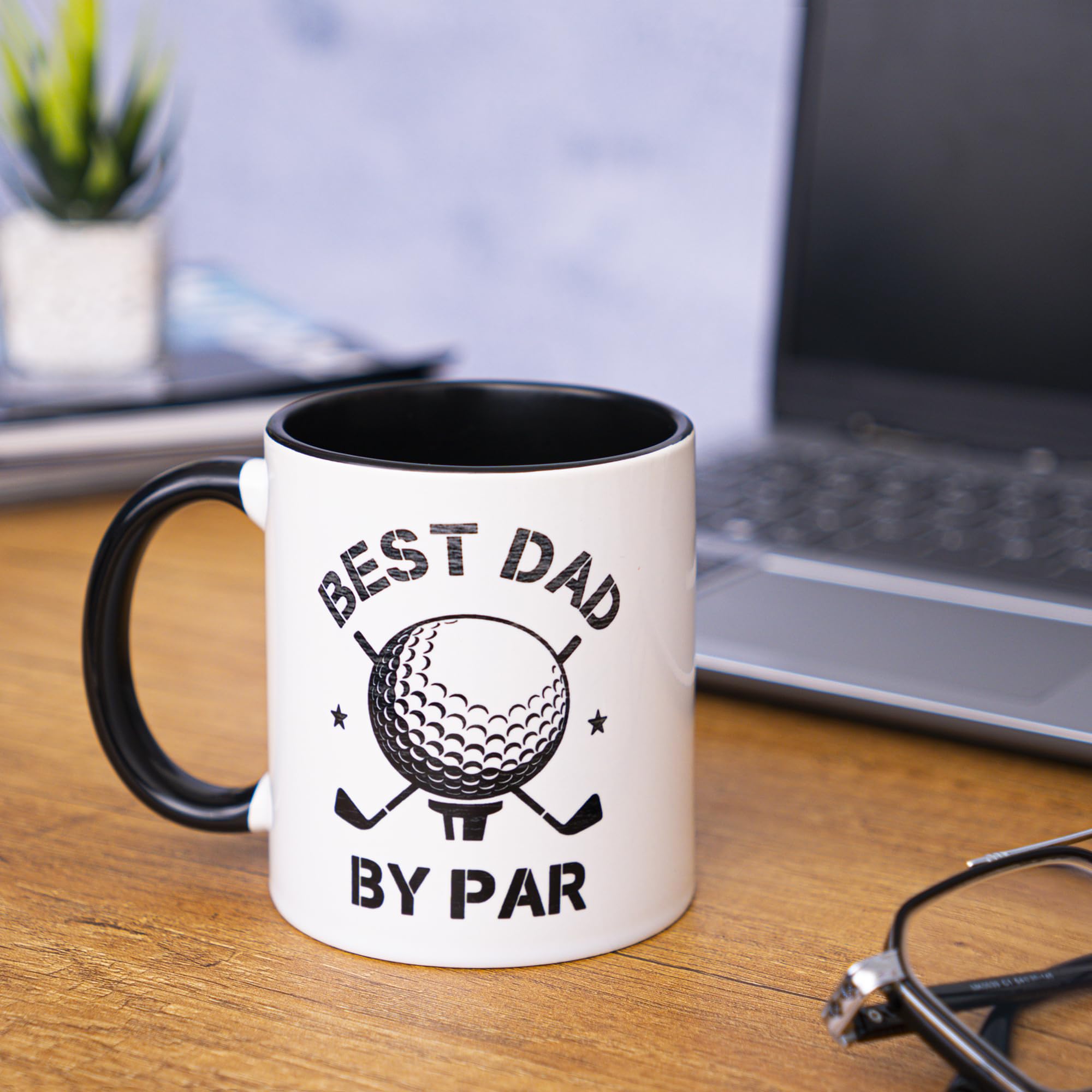 Decorluxes papa golf taza 11oz mensaje divertido, perfecto para el clubhouse o la oficina.