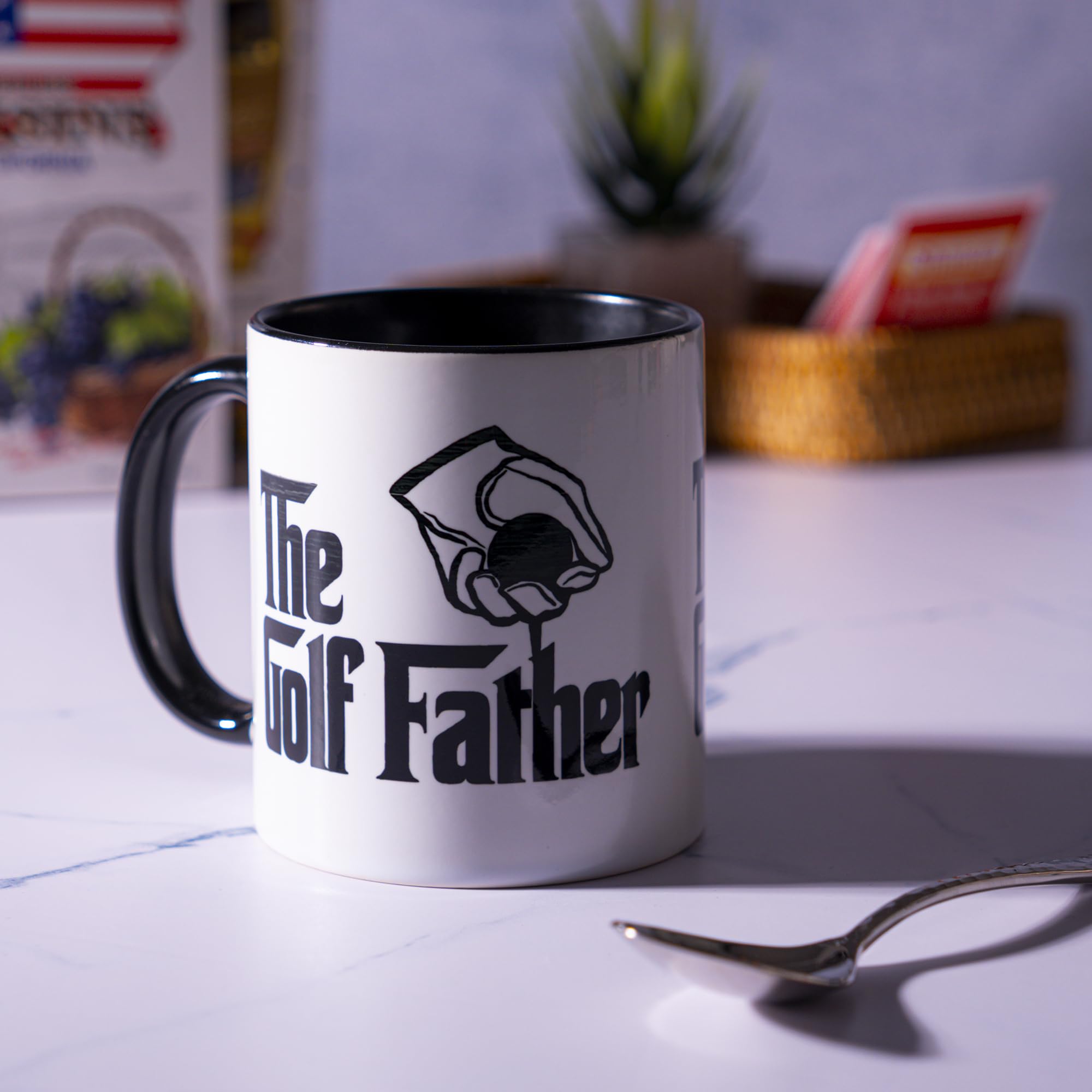 decorluxes taza golf para padre, diseño humor