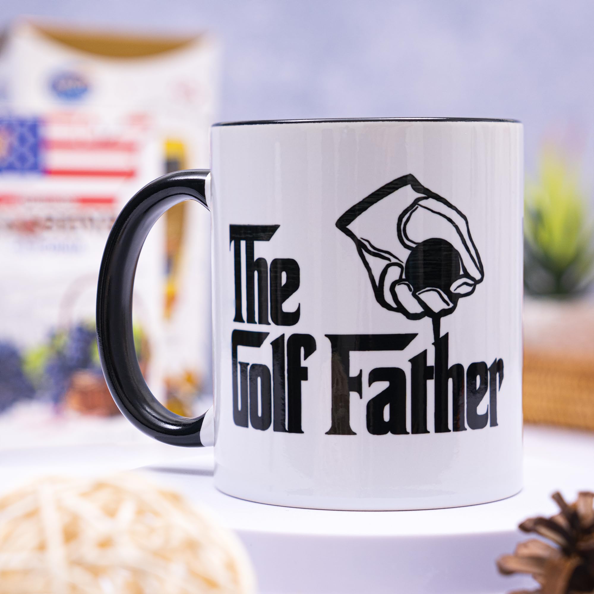 decorluxes taza golf para padre, regalo de cumpleaños