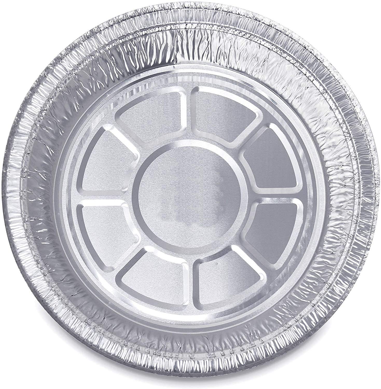 DecorRack sartenes de 9 pulgadas con tapas domo transparentes para identificar contenido fácilmente