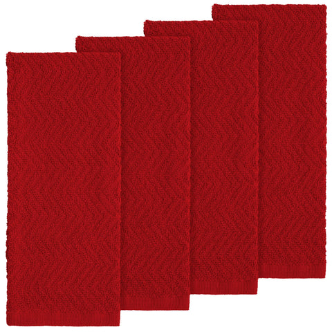 DecorRack toallas con patrón zigzag, drenaje rápido para superficies limpias