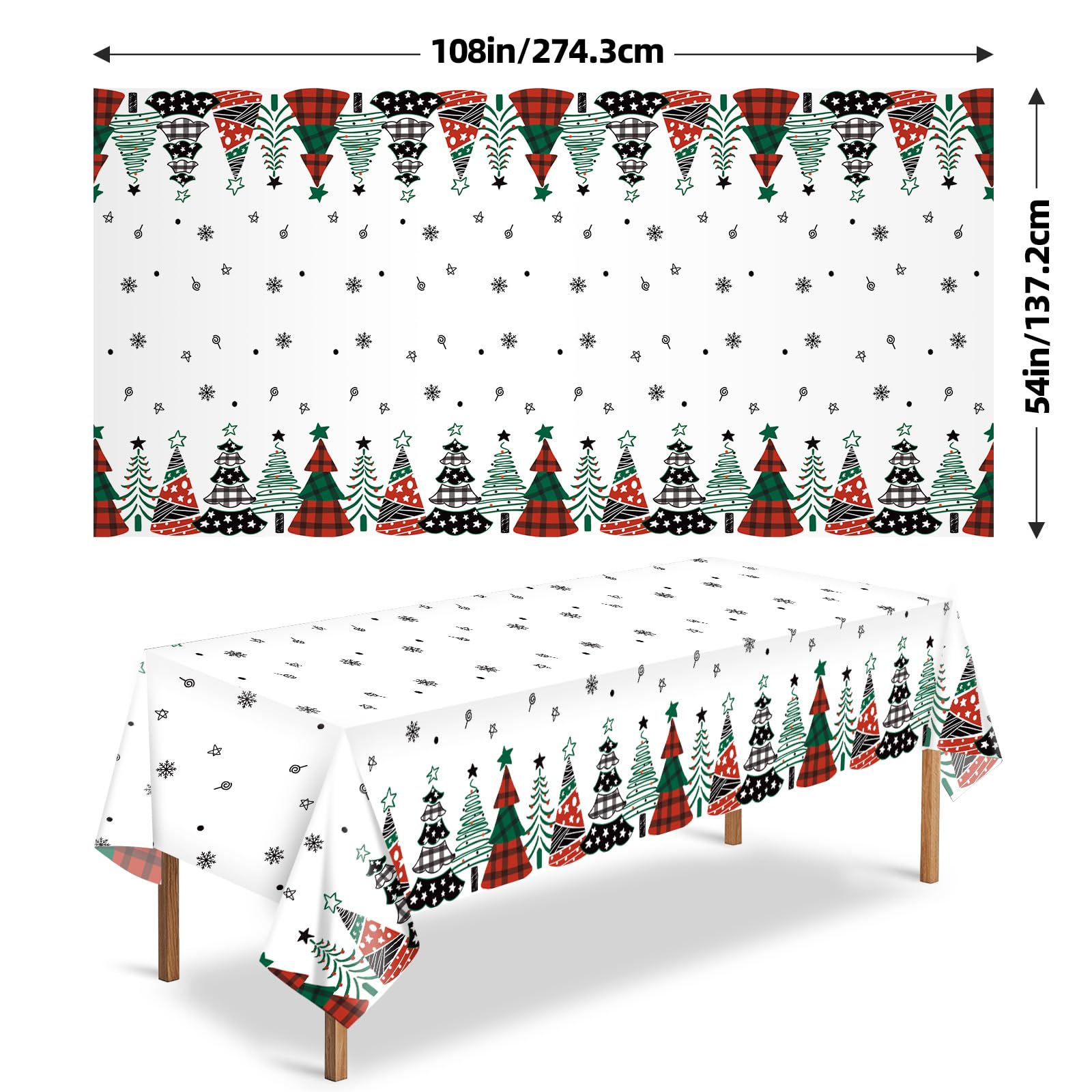 Mantel plástico descartable DecorWoo para fiestas facilita la limpieza