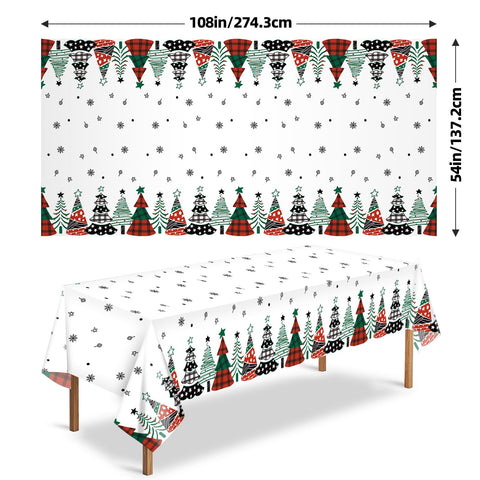 Mantel plástico descartable DecorWoo para fiestas facilita la limpieza