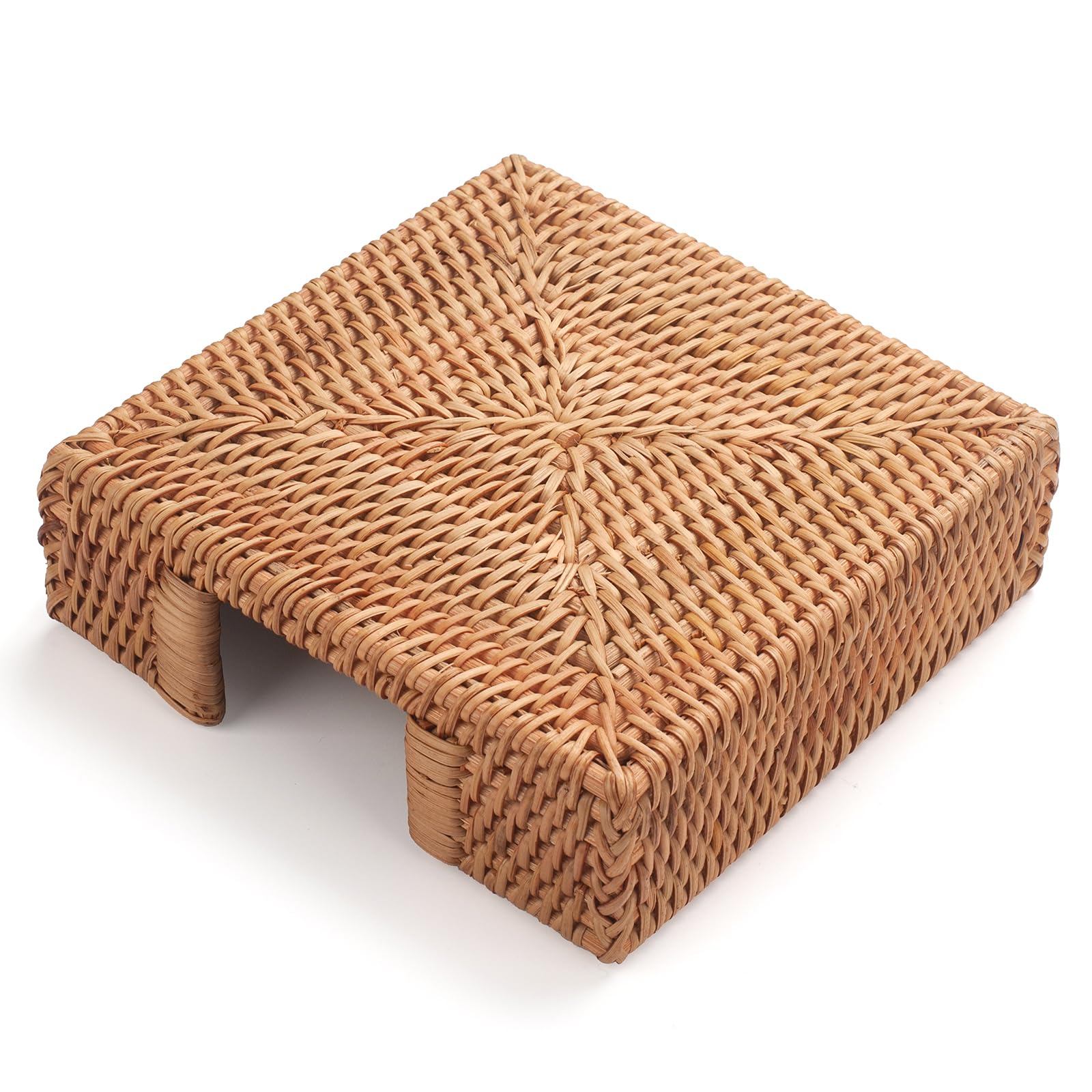 DECRAFTS porta-servilletas en mesa realza estilo rústico moderno.