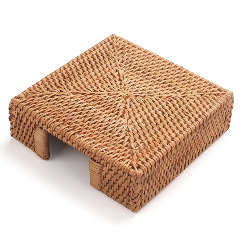 DECRAFTS porta-servilletas en mesa realza estilo rústico moderno.