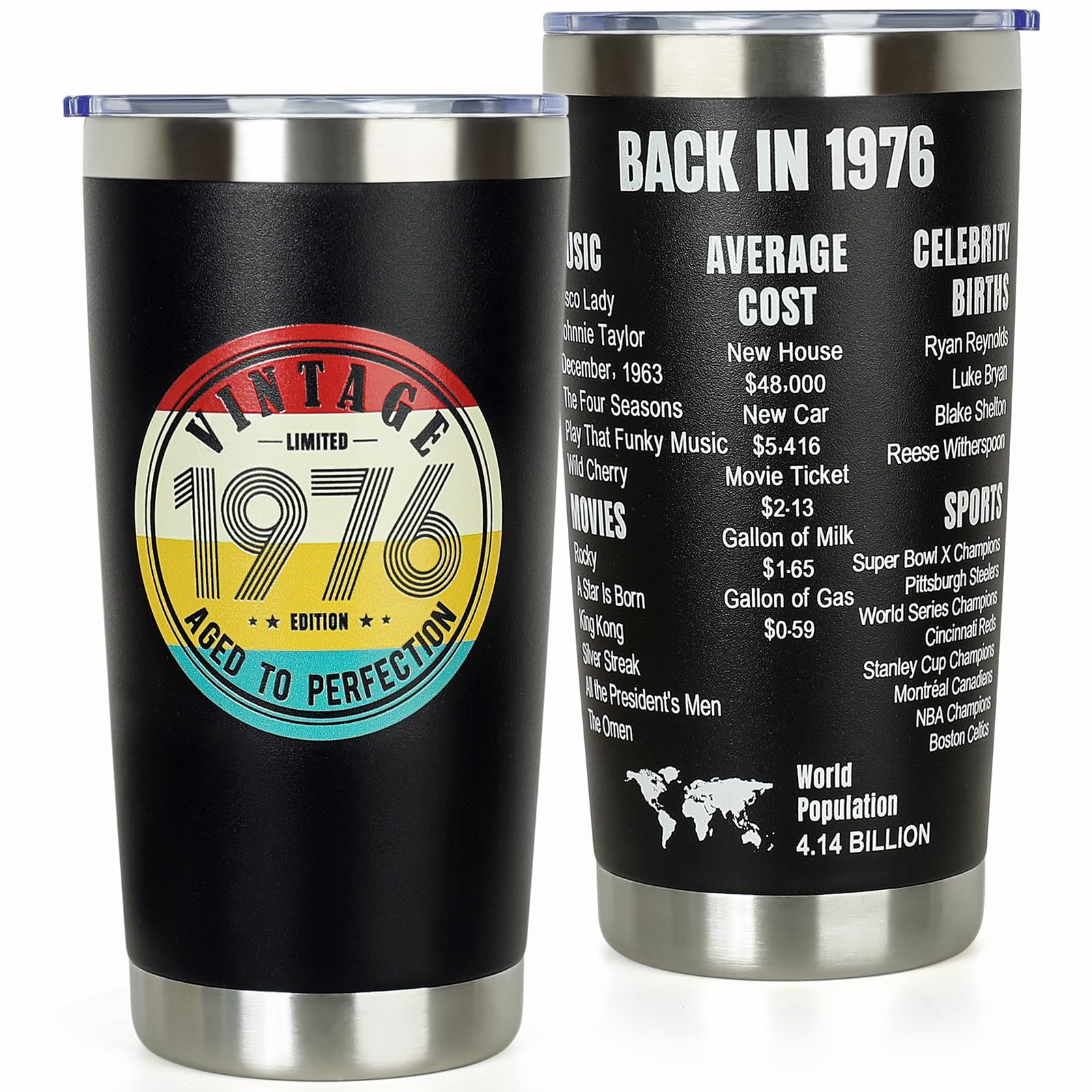 DECZHIYU vaso acero inoxidable 20oz mantiene bebidas a temperatura óptima todo el día