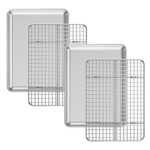 Bandejas Deedro para hornear 12x10 pulgadas, desmolde suave.