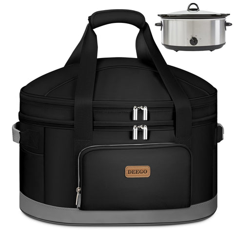 DEEGO bolsa porta-olla lenta 6-8qt para transporte cómodo