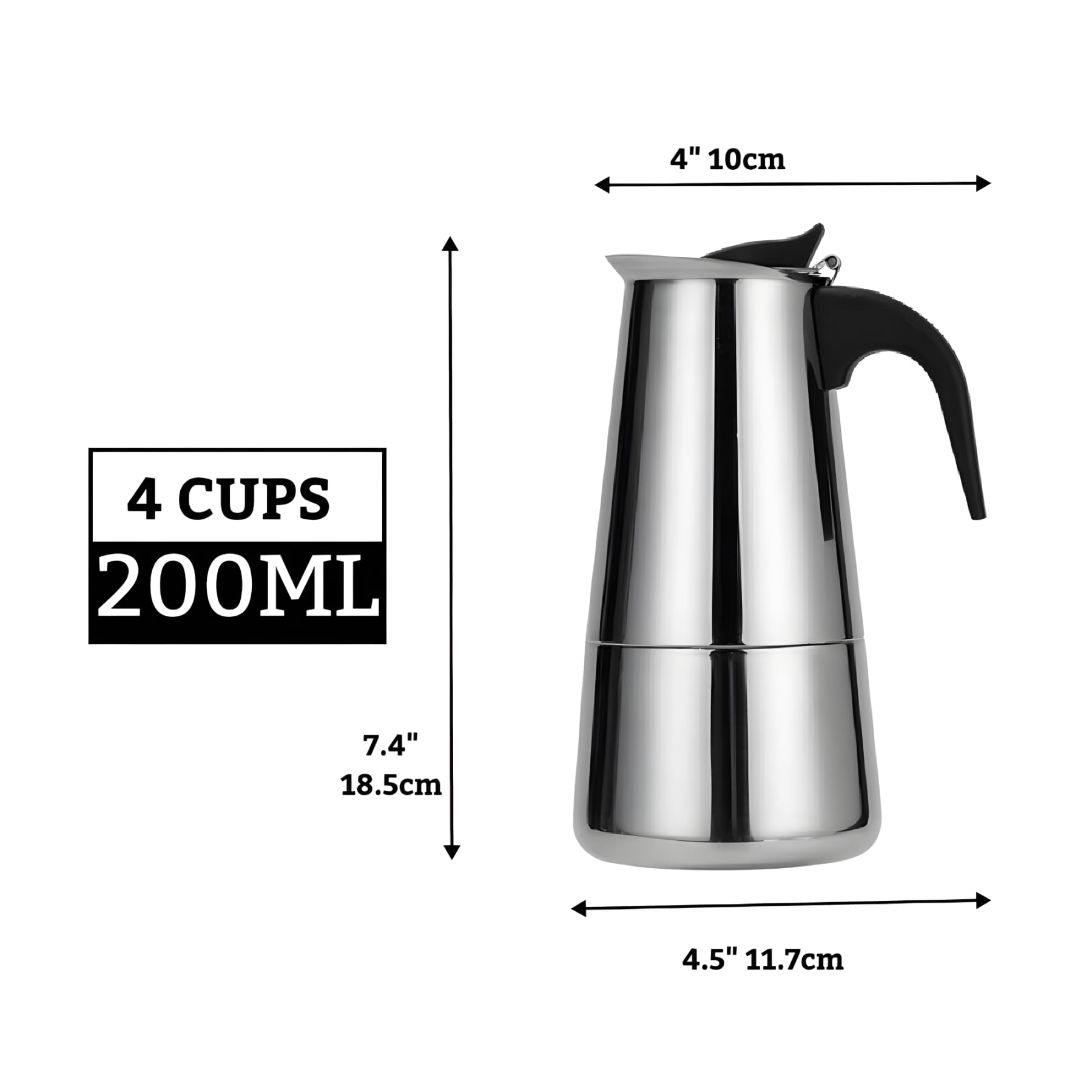 Limpieza rápida de la moka DeeKleen tras el uso para sabor puro.