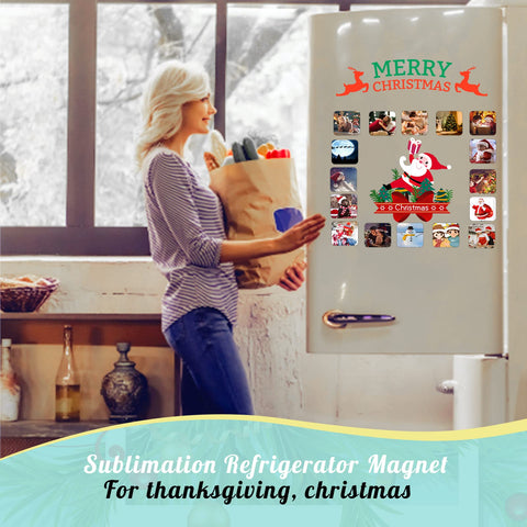 Imán decorativo Deekypol para cocina, regalo hazlo tú mismo para fiestas y navidad.