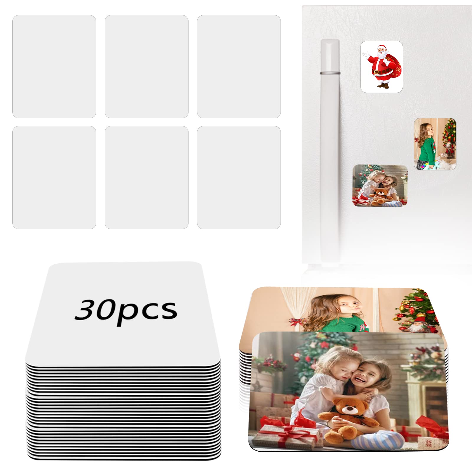 Imán sublimación Deekypol para nevera rectangular 5,5x7,5 cm con diseño personalizable