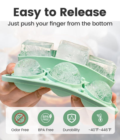 Deeoutlife tapa y contenedor para hielo, protege de olores