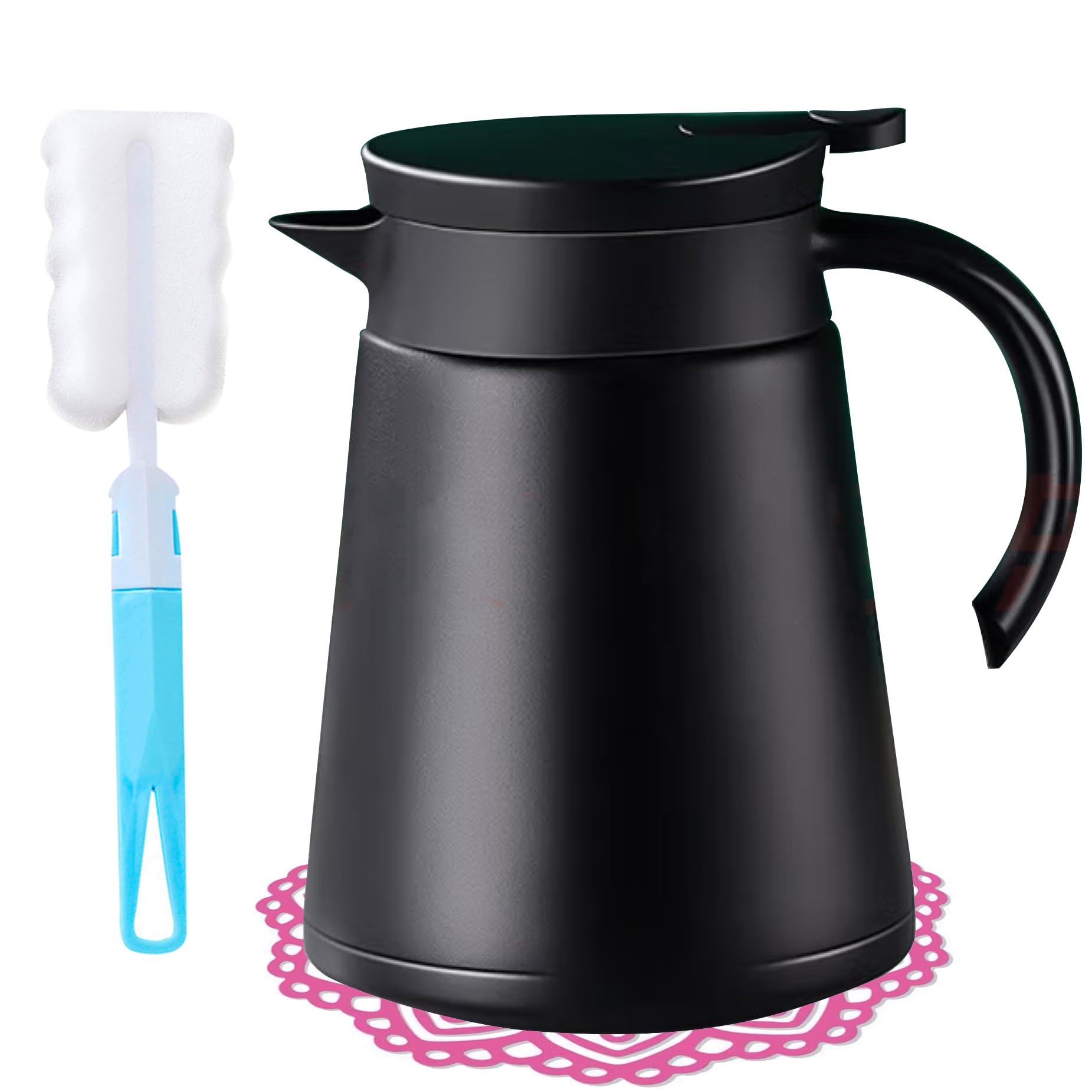 Deeriz mini termo 30oz, vista frontal, mantiene la bebida caliente durante todo el día.