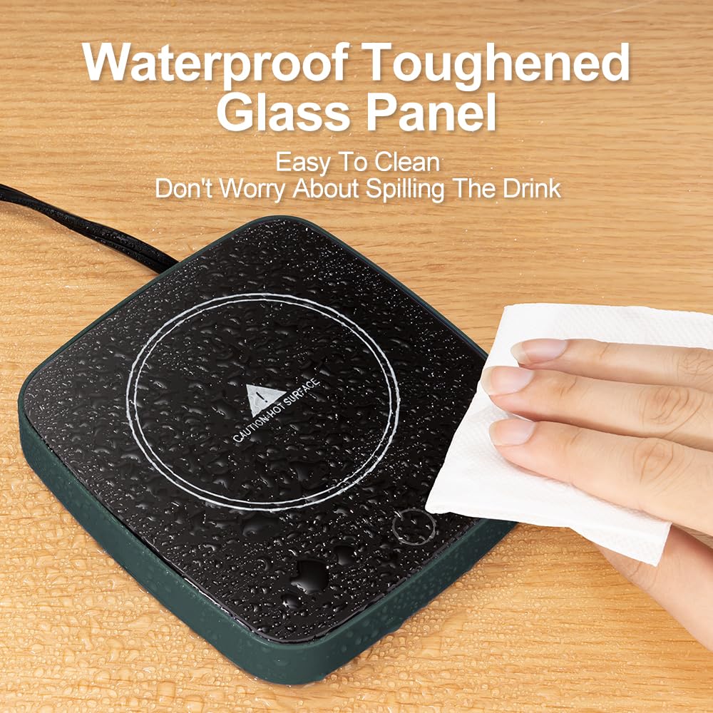 Superficie de vidrio templado impermeable Defashun facilita la limpieza.