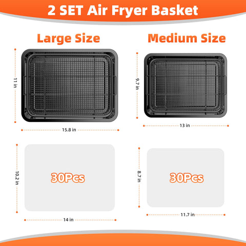 Degovin bandeja de aire 15,8x11 para horneados crujientes y uniformes