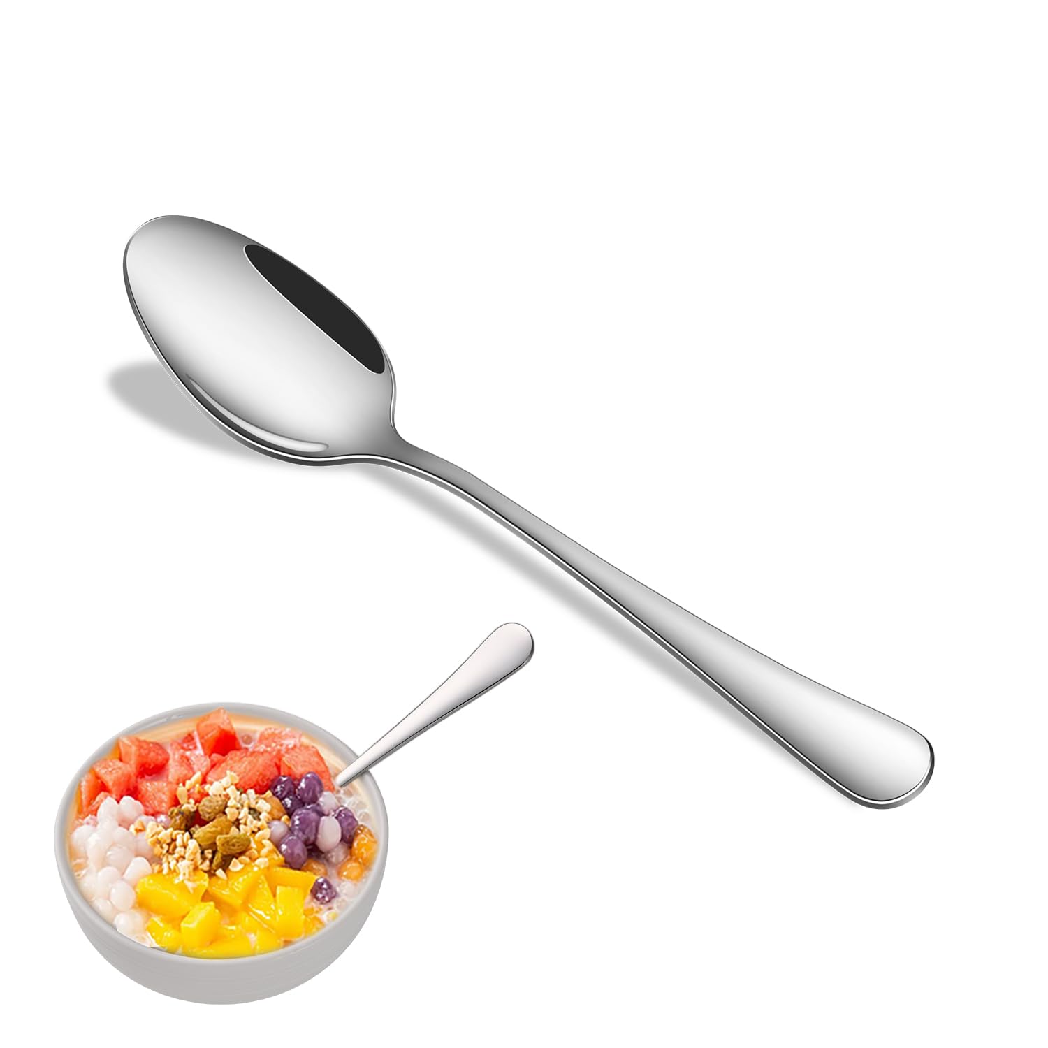 Cucharitas Dehov con brillo espejo para uso diario en casa.