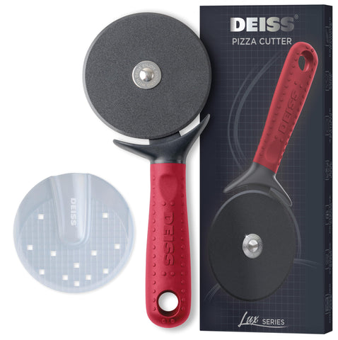 Deiss Lux cortapizza con rueda afilada para cortes precisos y limpios.