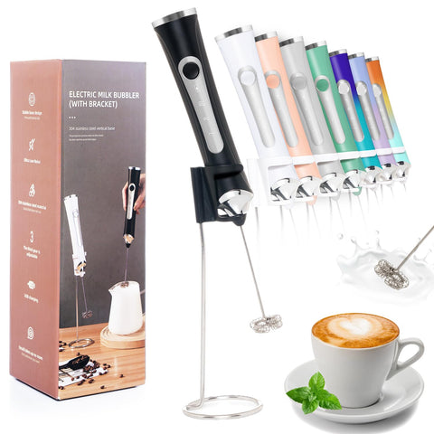 Batidor Dejaf inalambrico de leche con dos cabezas para espumar café.