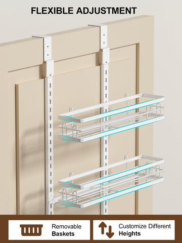 Delamu bandejas ajustables para despensa y puerta