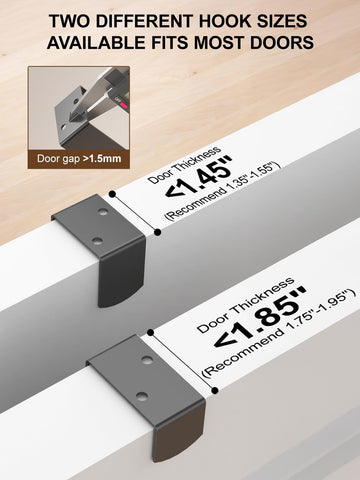 Delamu bandejas medianas para despensa en puerta, acceso rapido a especias y snacks.