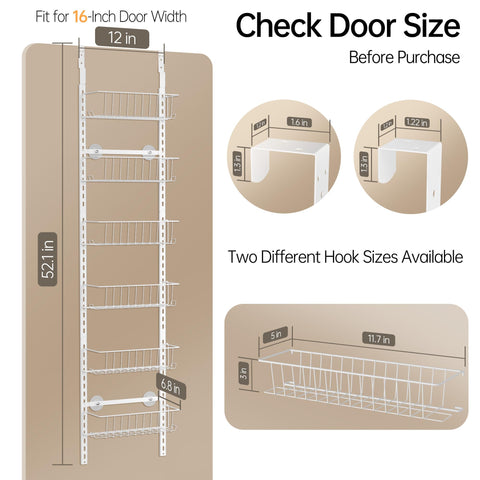 Dimensiones de la despensa: ancho 12 pulgadas.