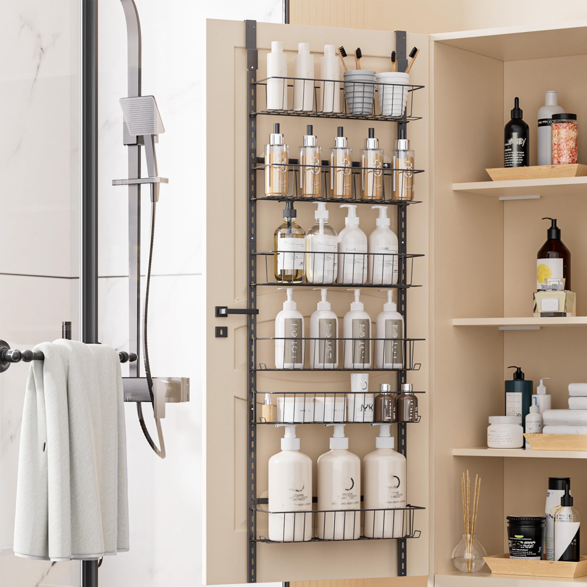 Delamu dimensiones compatibles para puertas estándar y despensas.